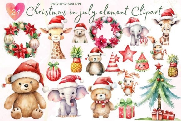 Download Christmas in July Element Sublimation. - Christmas Collection