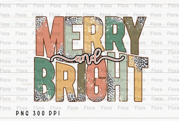 Download Merry and Bright Christmas Leopard PNG - Christmas Collection