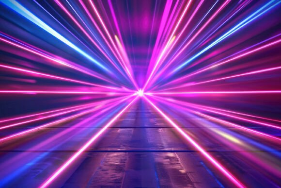 Download Neon Laser Light Background Wallpaper - Wallpaper Collection