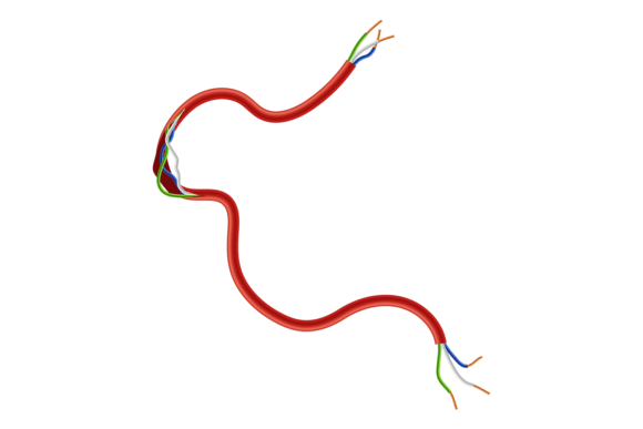 Download Electric Wire Broken. Realistic Cable Wi - Premium Resources
