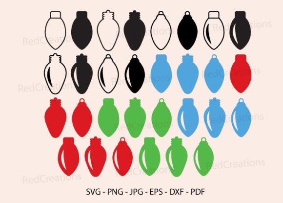 Download Christmas Light Bulb Svg, Christmas XMas - Christmas Collection