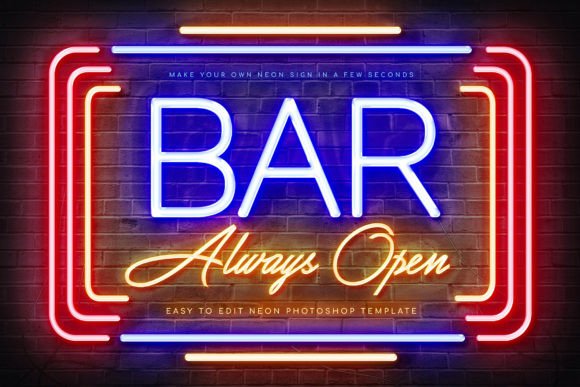 Download Bar Neon Sign Creator - Neon sign Collection